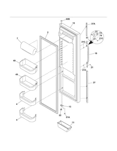 REFRIGERATOR DOOR