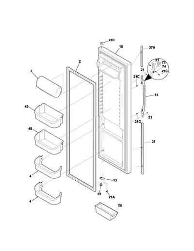REFRIGERATOR DOOR
