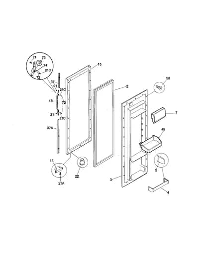 REFRIGERATOR DOOR