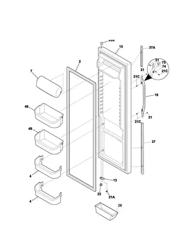 REFRIGERATOR DOOR