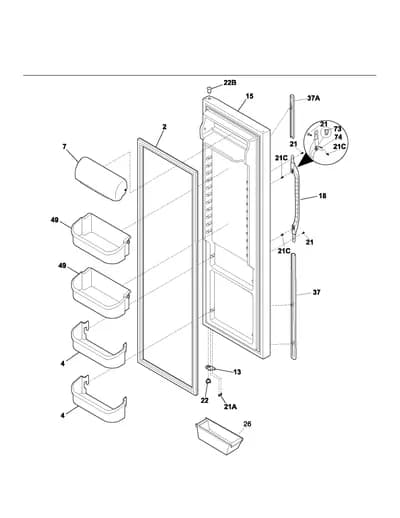 REFRIGERATOR DOOR