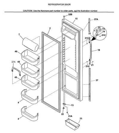 REFRIGERATOR DOOR