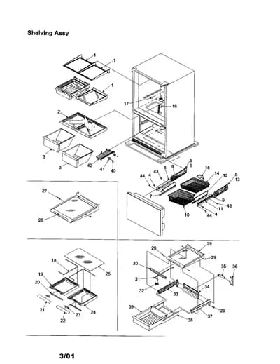SHELVING ASSEMBLY