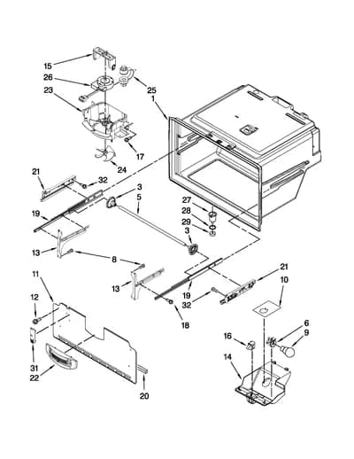 FREEZER LINER PARTS