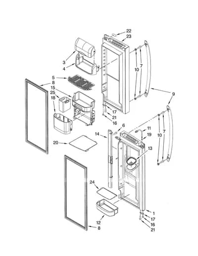 REFRIGERATOR DOOR