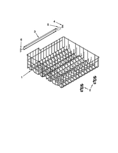 UPPER RACK AND TRACK PARTS