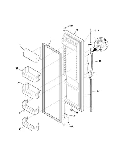 REFRIGERATOR DOOR
