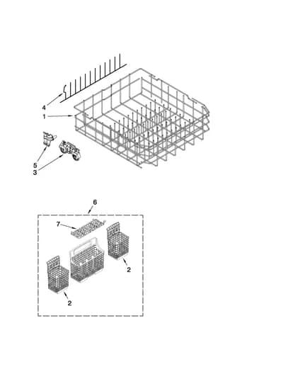 LOWER RACK PARTS