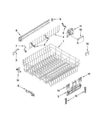 UPPER RACK AND TRACK PARTS