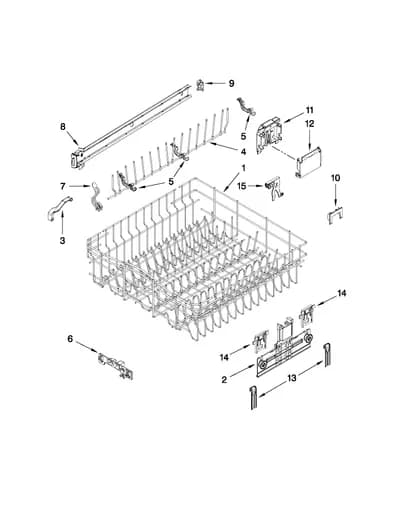UPPER RACK AND TRACK PARTS