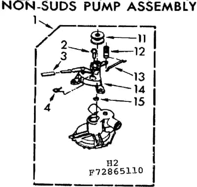NON-SUDS PUMP ASSEMBLY