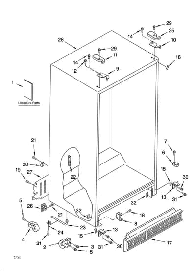CABINET PARTS