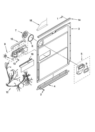DOOR AND LATCH PARTS