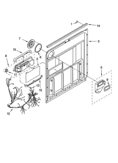 DOOR AND LATCH PARTS