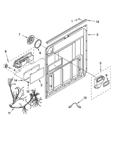 DOOR AND LATCH PARTS