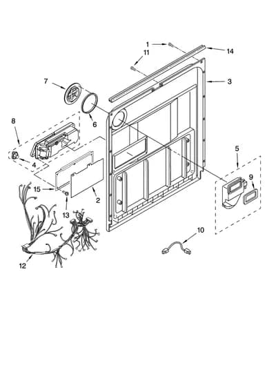 DOOR AND LATCH PARTS