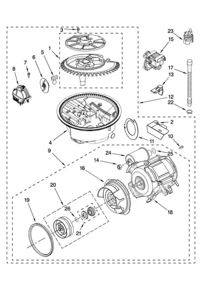 PUMP AND MOTOR PARTS
