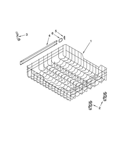 UPPER RACK AND TRACK PARTS
