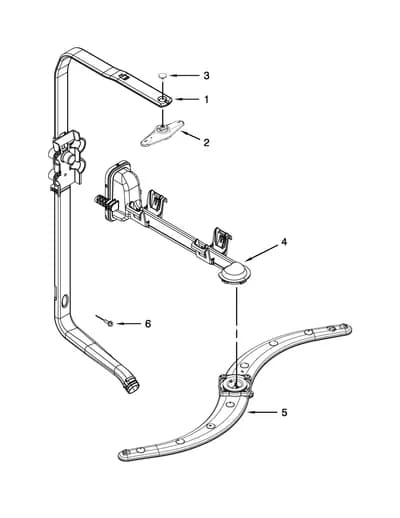UPPER WASH AND RINSE PARTS