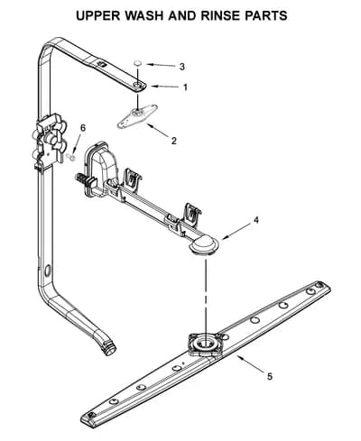 UPPER WASH AND RINSE PARTS