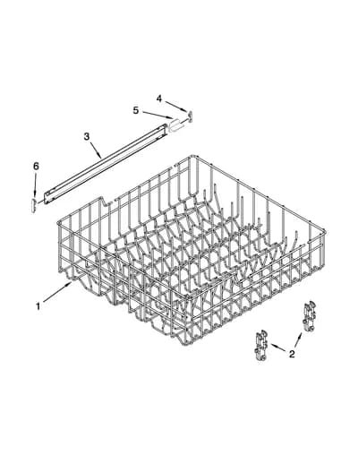UPPER RACK AND TRACK PARTS