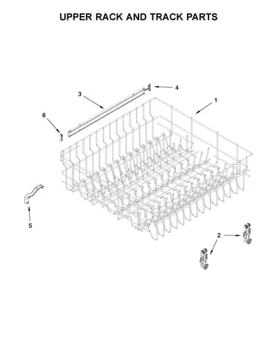 UPPER RACK AND TRACK PARTS