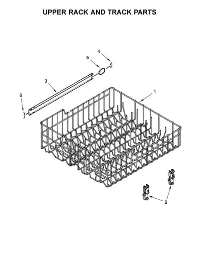 UPPER RACK AND TRACK PARTS