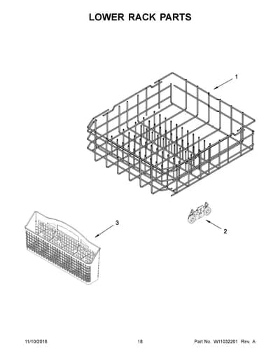 LOWER RACK PARTS