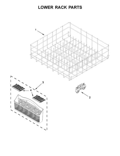 LOWER RACK PARTS