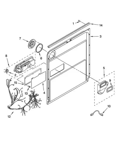 DOOR AND LATCH PARTS