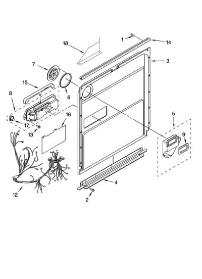 DOOR AND LATCH PARTS