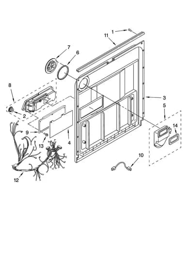 DOOR AND LATCH PARTS