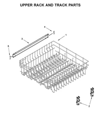 UPPER RACK AND TRACK PARTS