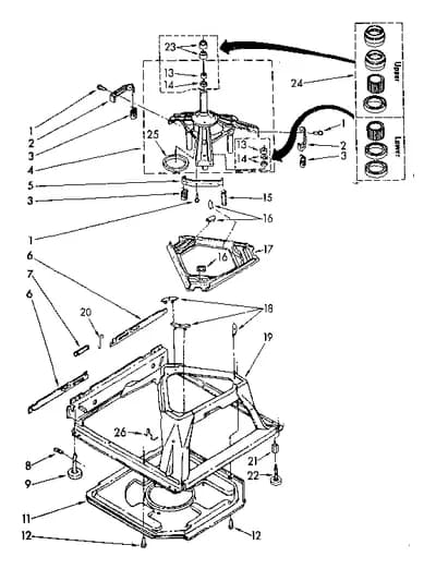MACHINE BASE PARTS