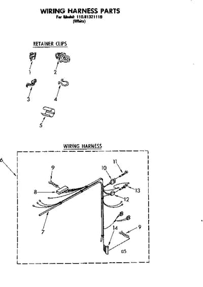 WIRING HARNESS PARTS