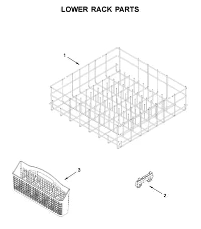 LOWER RACK PARTS