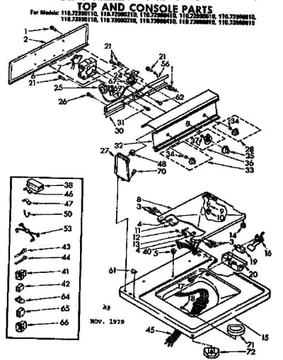 TOP AND CONSOLE PARTS