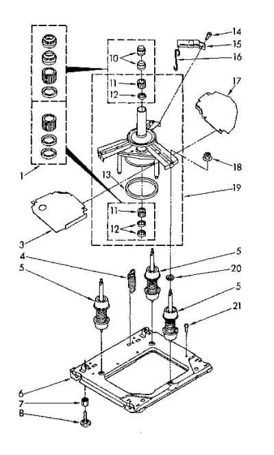 MACHINE BASE PARTS