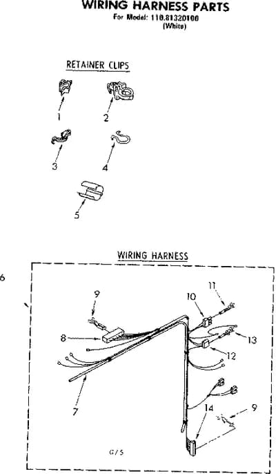 WIRING HARNESS PARTS