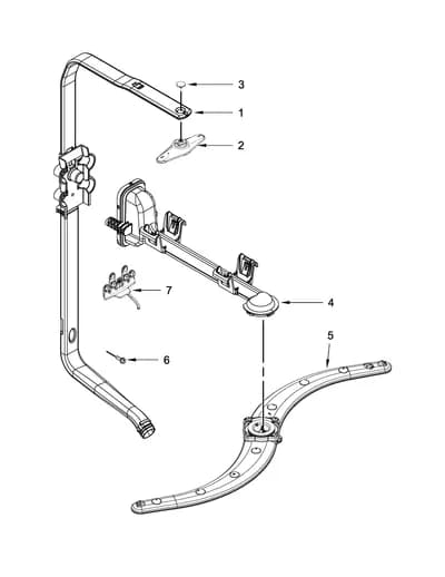UPPER WASH AND RINSE PARTS