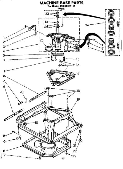 MACHINE BASE PARTS