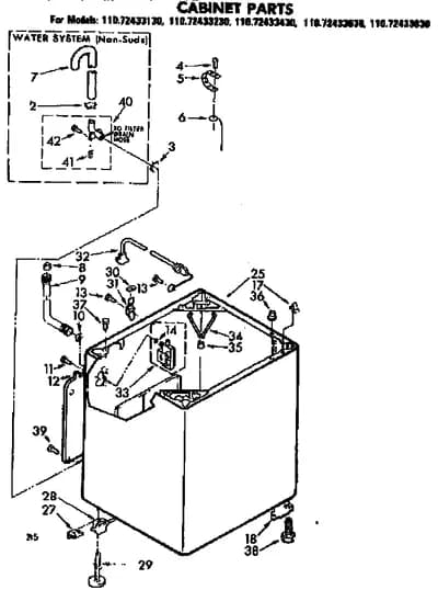 CABINET PARTS