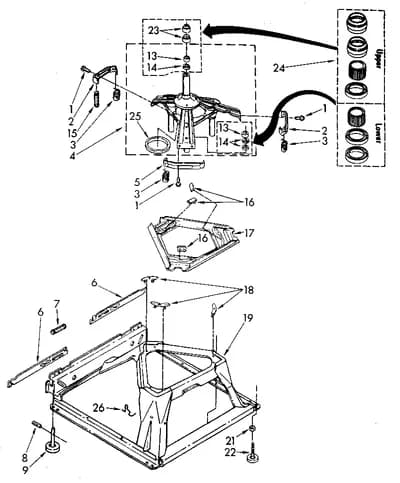 MACHINE BASE PARTS