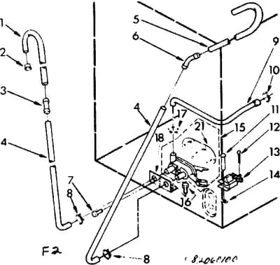 WATER SYSTEM PARTS, SUDS ONLY