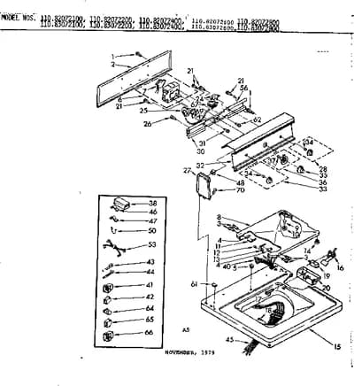TOP AND CONSOLE PARTS