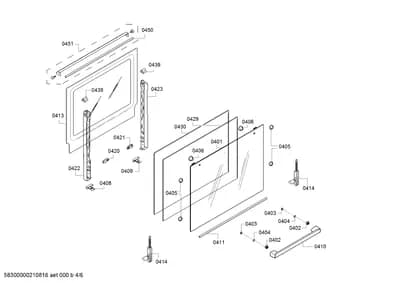 Seals & Gaskets, Screws (0402-0405)