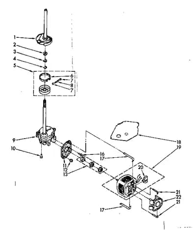 BRAKE, CLUTCH, GEARCASE, MOTOR AND PUMP PARTS
