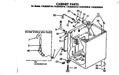 CABINET PARTS