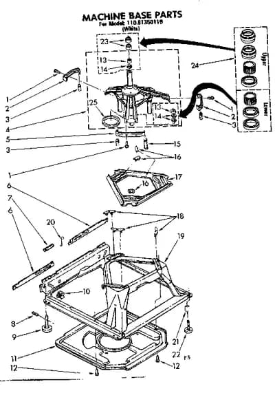 MACHINE BASE PARTS