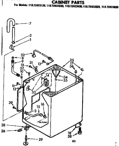 CABINET PARTS